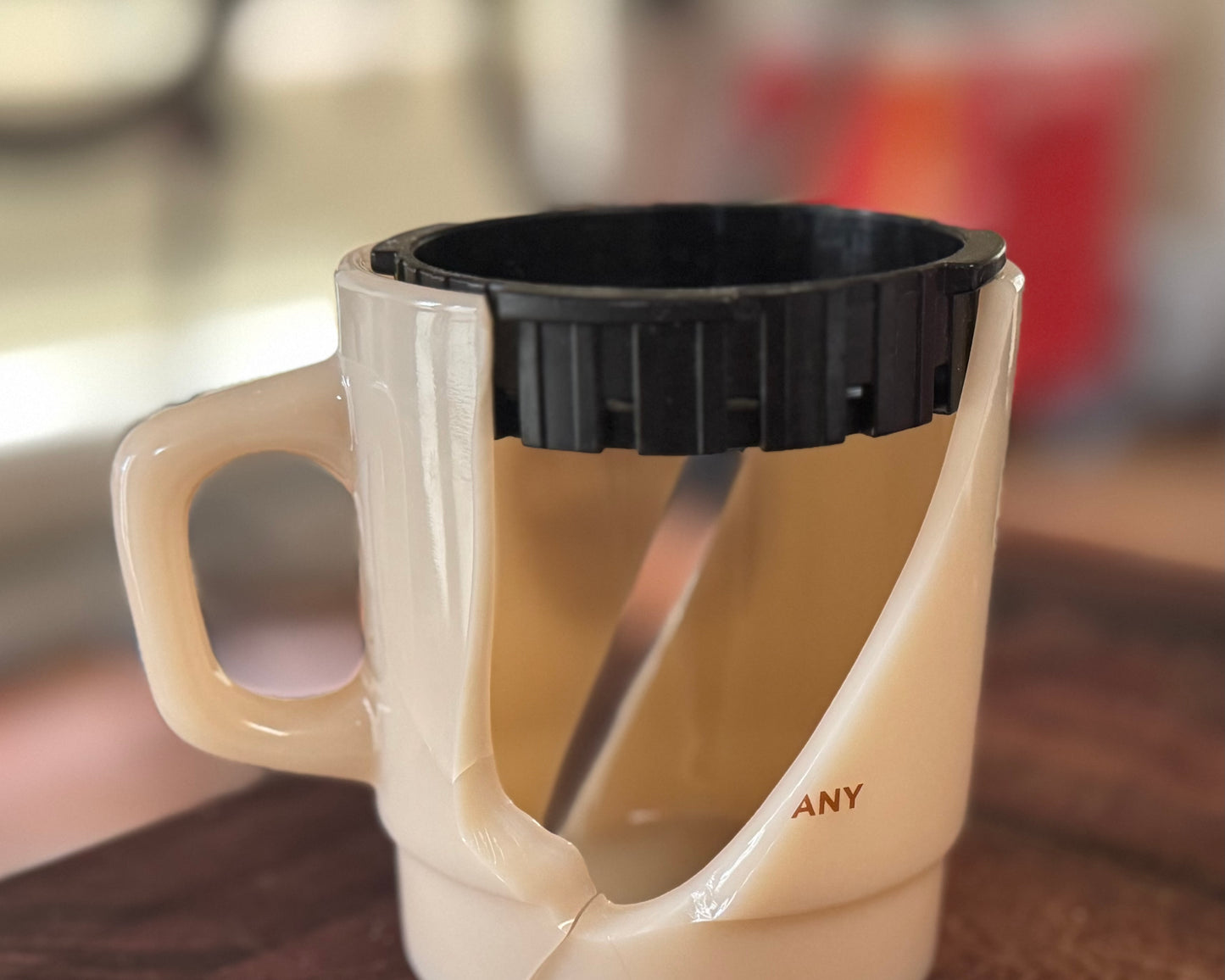 one-of-one. custom aeropress reducing cup for "smaller mugs"